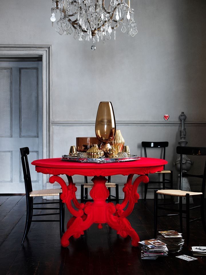 Inspired By Love Red Home Décor, Cook Brothers Dining Room Chairs