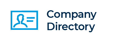 Company Directory. Clicking takes you to company directory page.